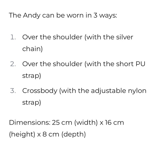 NWT Lambert Andy black quilted vegan leather 3 in 1 bag - Picture 6 of 14